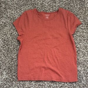 American Eagle Outfitters Rust Short Sleeve Tee